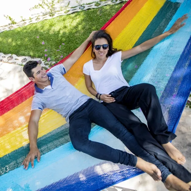 Mexikanische Hängematte Family Paradiso plus by MacaMex MA-00248 color multicolor