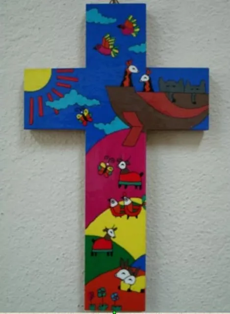 Noah's Ark wooden cross by MacaMex MA-22000 