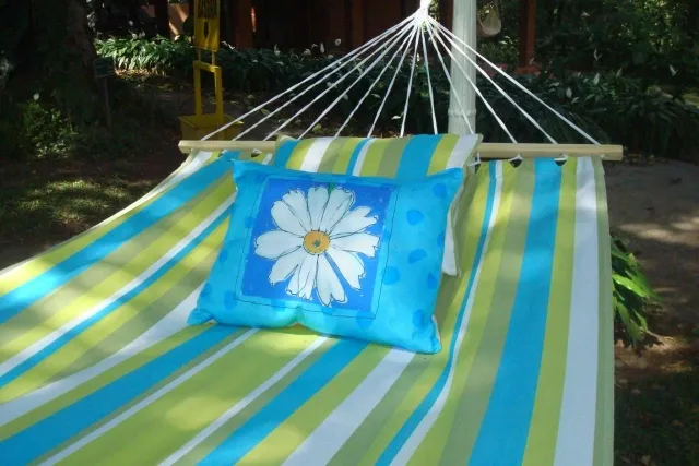 Caribe Beach MacaTex-Stabhängematte wetterfest by MacaMex MA-05008 color green