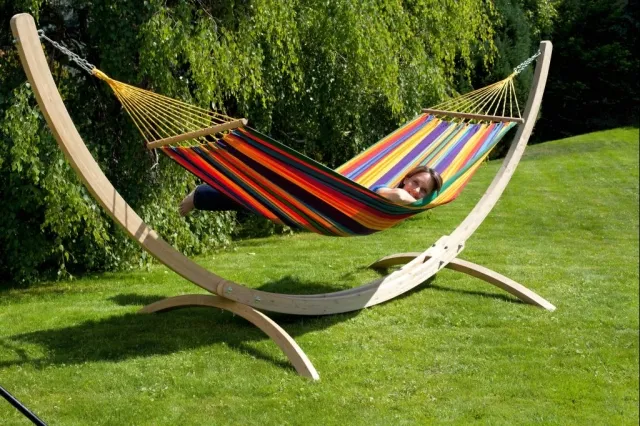 Hammock Set Siesta Grande Caribe Paradiso Set by MacaMex MA-90372 color multicolor